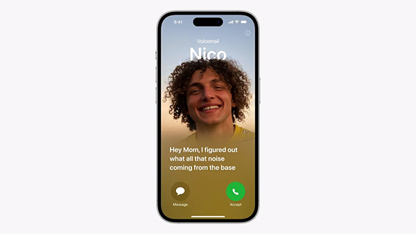 iPhone 15 iOS 17 cải thiện Voicemail